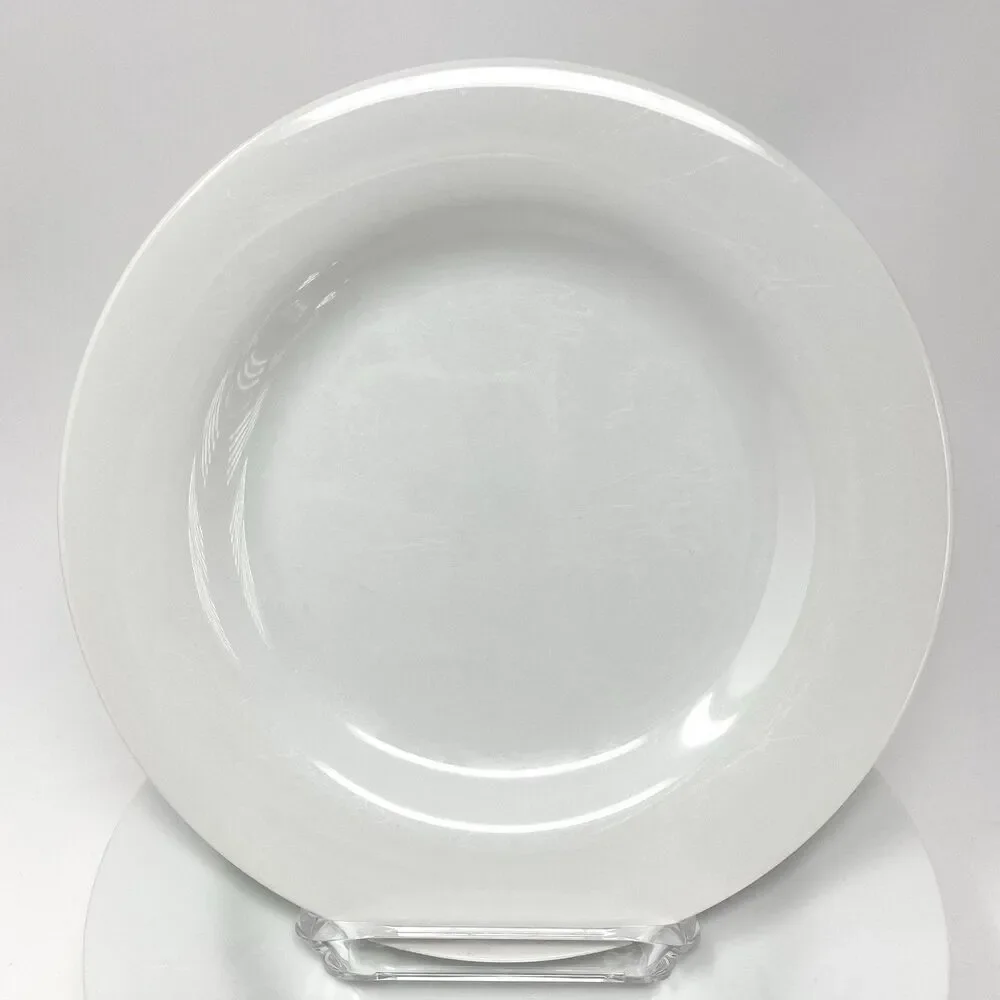Pottery Barn PB White Porcelain Salad Plate 8.25” Diameter Japan
